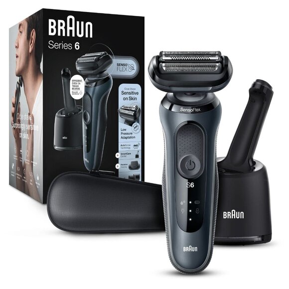 One time used - Braun Electric Razor, Series 6 (6075cc) SensoFlex